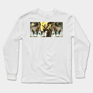 Gate-Keeper of the Mechanids [Digital Fantasy Figure Illustration] Long Sleeve T-Shirt